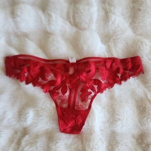 Victoria's Secret Scarlet Lace Panty